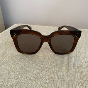 Celine Oversized Tortoise Sunglasses